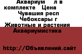 Аквариум 100л в комплекте › Цена ­ 4 500 - Чувашия респ., Чебоксары г. Животные и растения » Аквариумистика   